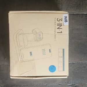 3-in-1 Wireless Charging Station - Black